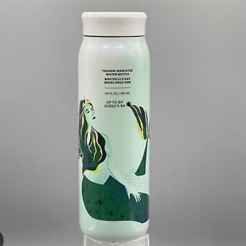 NWT Starbucks Siren Water Bottle Stainless Steel Insulated Vacuum